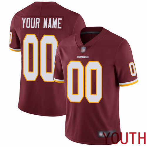 Limited Burgundy Red Youth Home Jersey NFL Customized Football Washington Redskins Vapor Untouchable-0